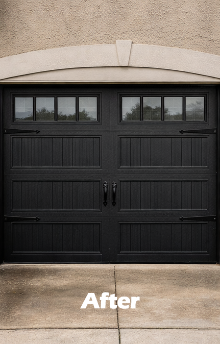 Garage Door Installation Before and After