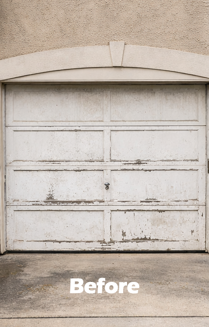 Before & After Garage Door Installation