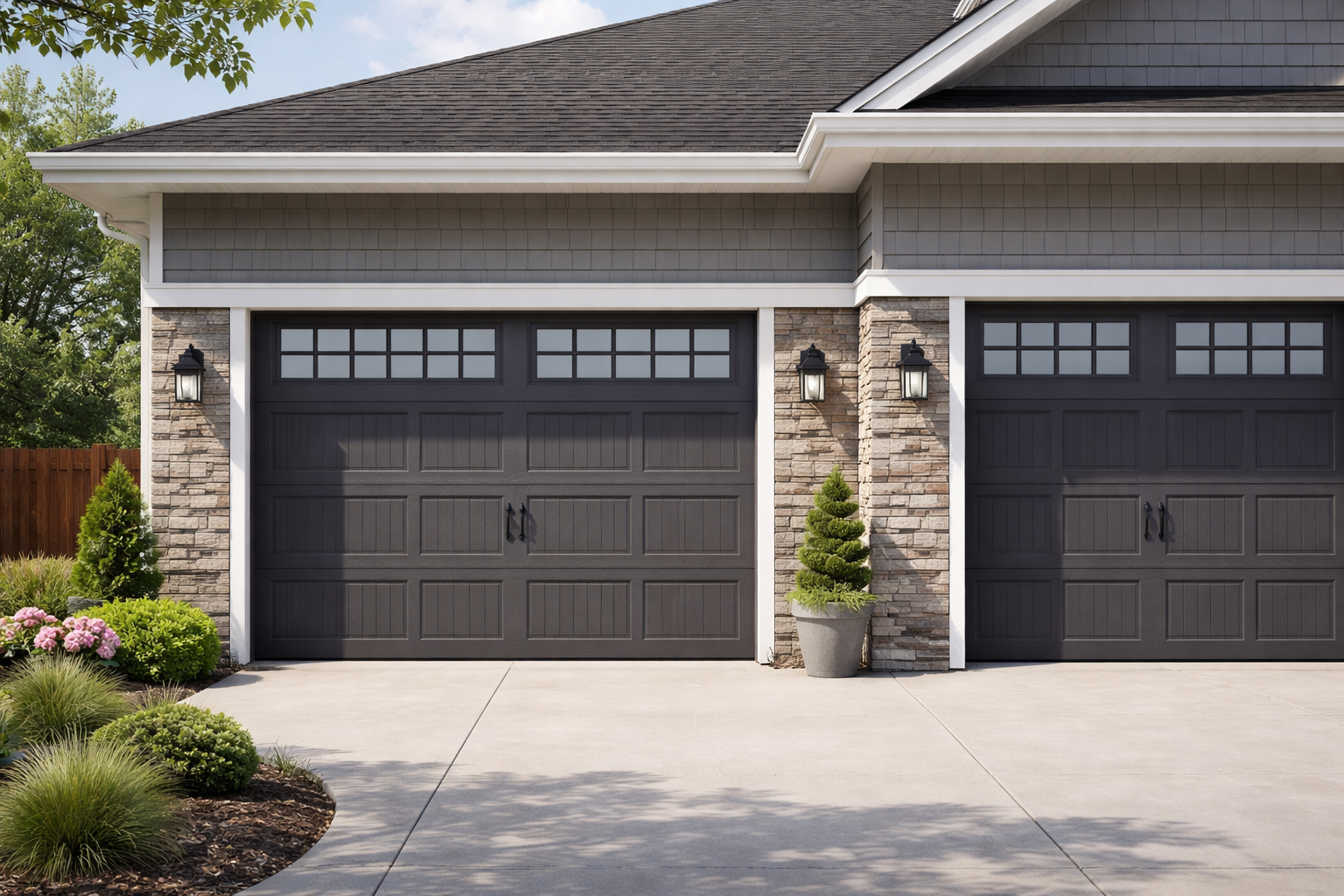 Upgraded garage door hardware improving safety and system stability