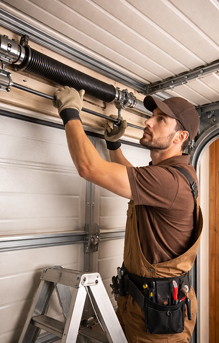 Routine garage door inspection for safe and reliable operation